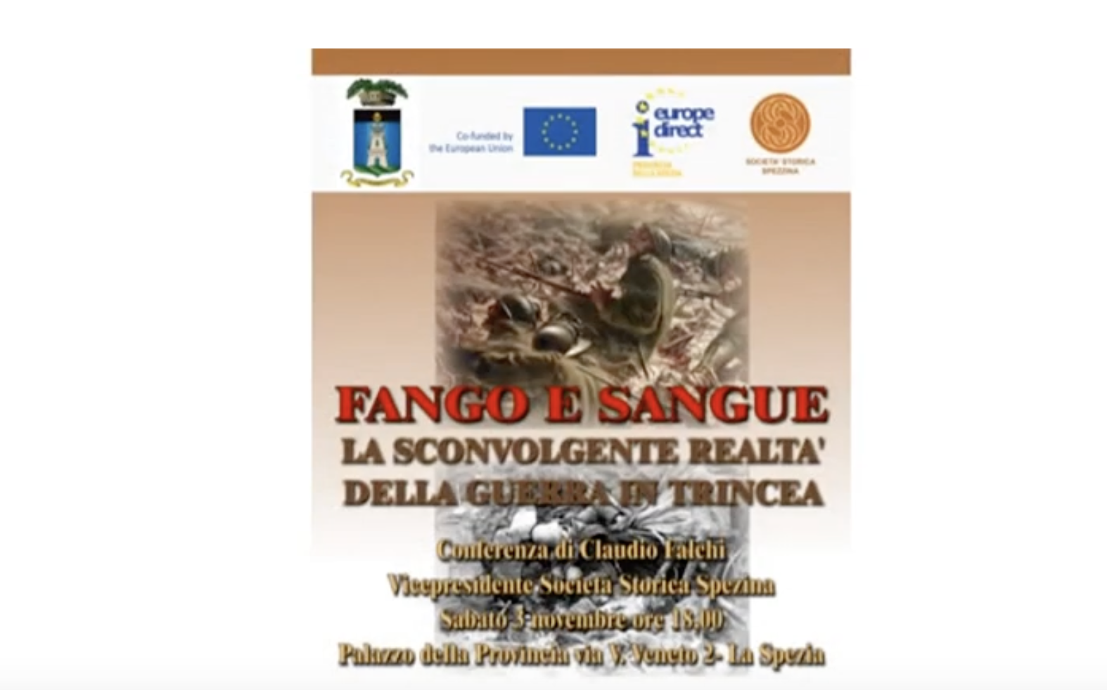 Conferenza di Claudio Falchi sulla Grande Guerra